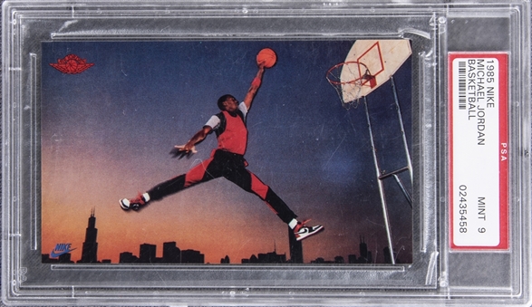 1985 Nike Michael Jordan Rookie Card – PSA MINT 9